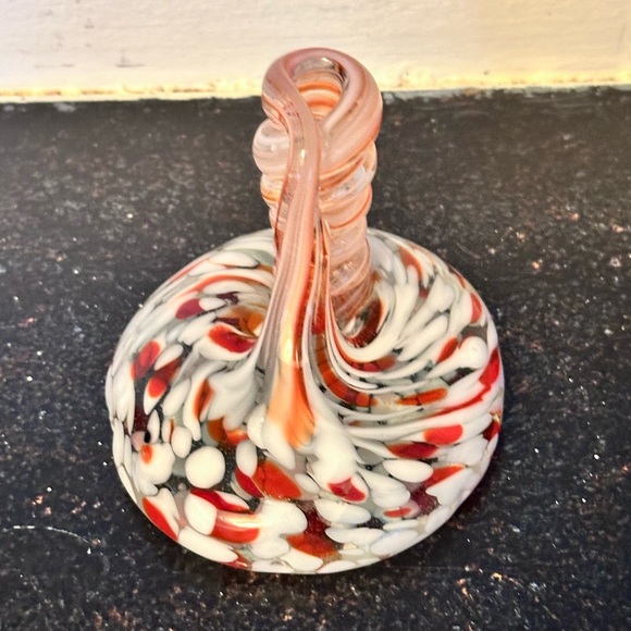 Vintage Handmade Blown Glass Pen Holder - Picture 3 of 5